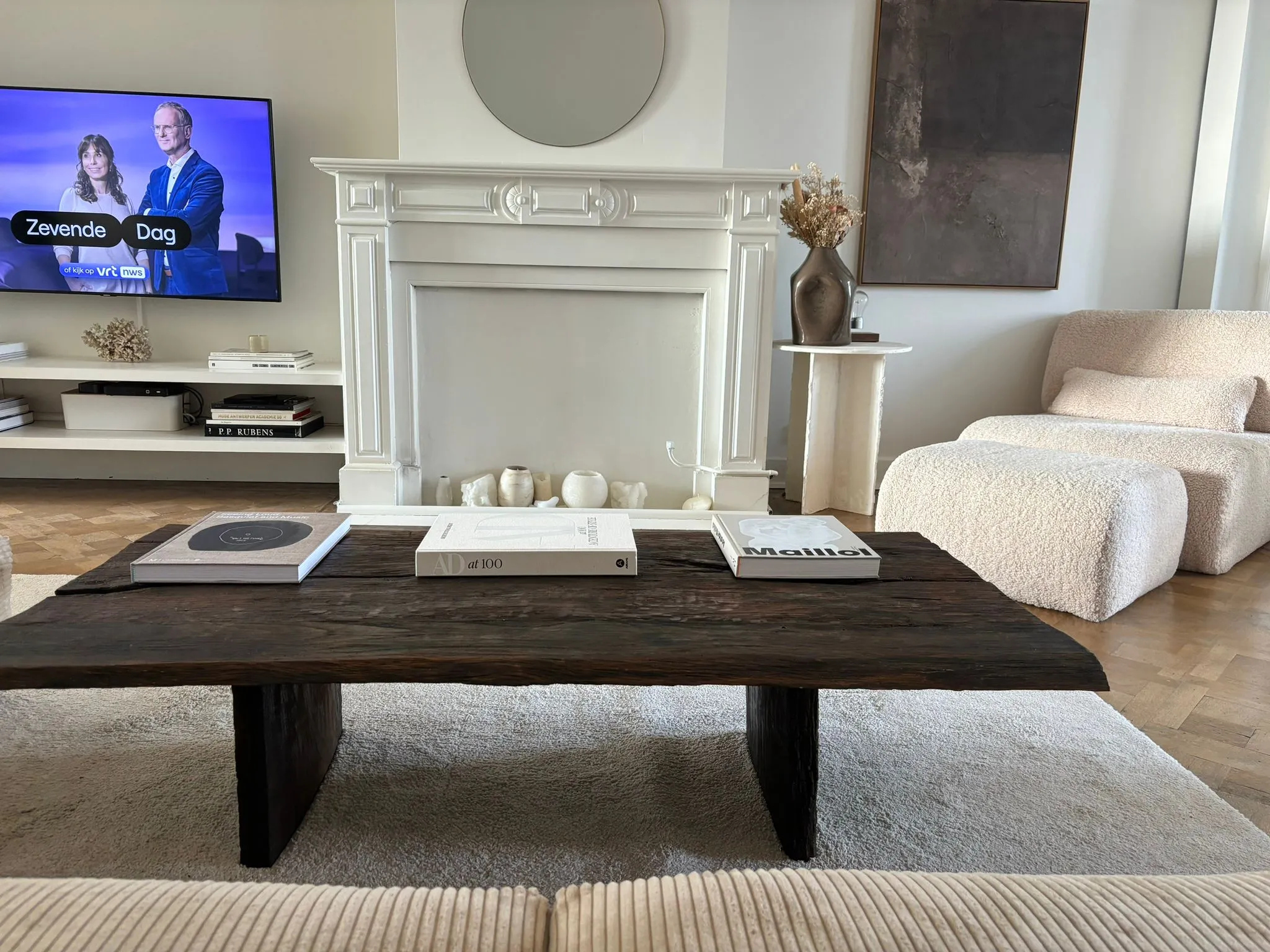 Oud eiken salontafel — MoodsWood, detailfoto 1