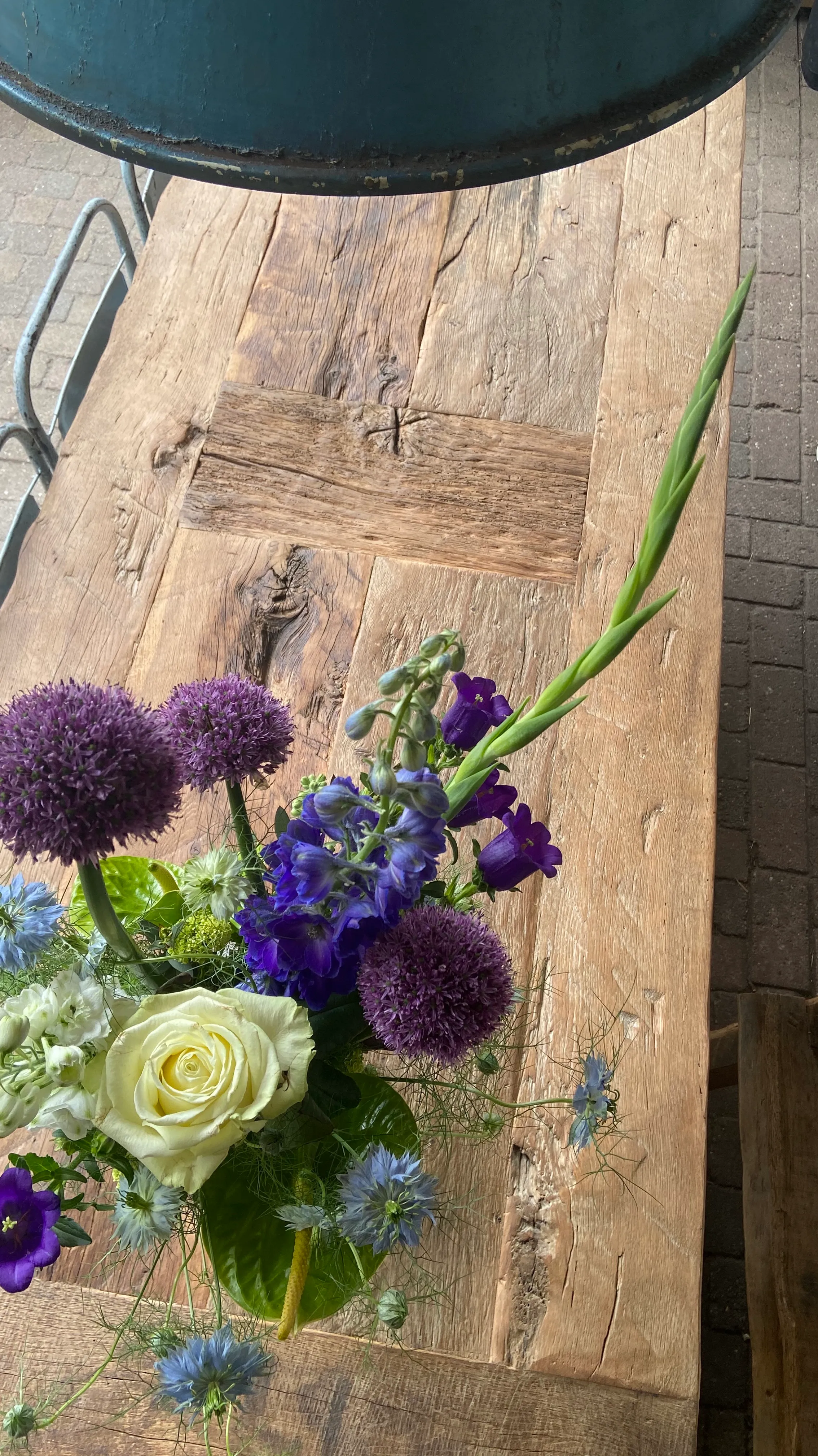 Oud eiken tuinmeubels — MoodsWood, detailfoto 1