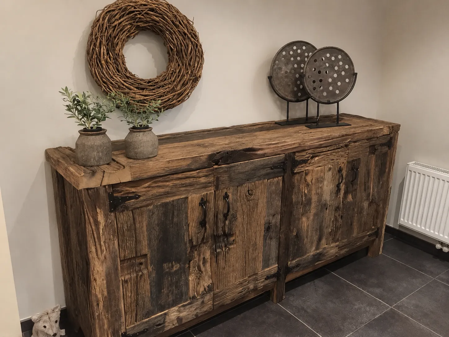 Oud eiken dressoir voor Peter Janssen — MoodsWood project in Utrecht
